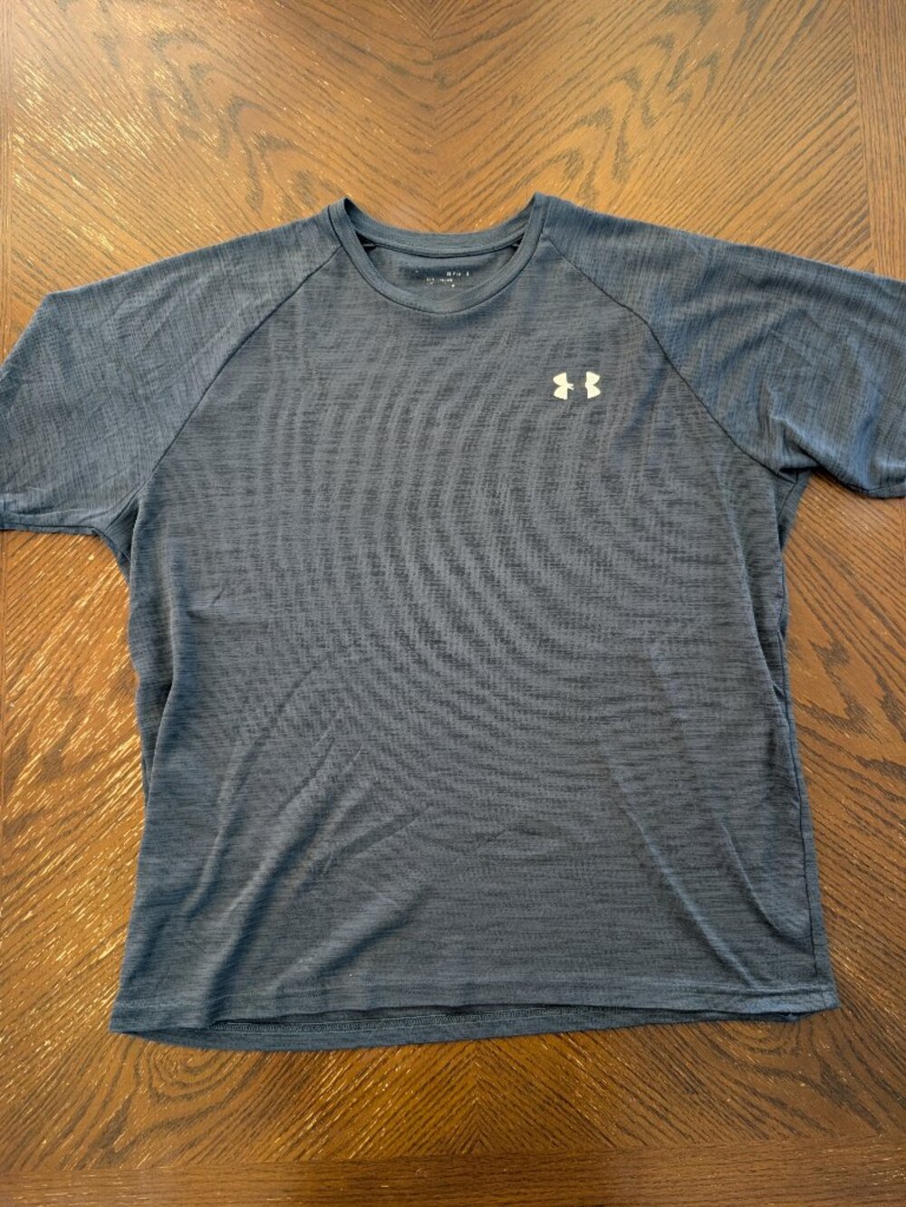 Under Armour T Shirt Athletic Running Shirt Short Sleeve Dark Gray,Men's Size XL